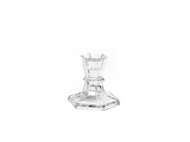 Linea boheme portacandela in cristallo 7,5x7,5xh.8cm 36222