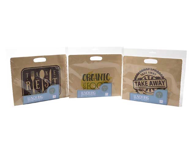 Zipper bag kraft alluminium set 3 pezzi 00718