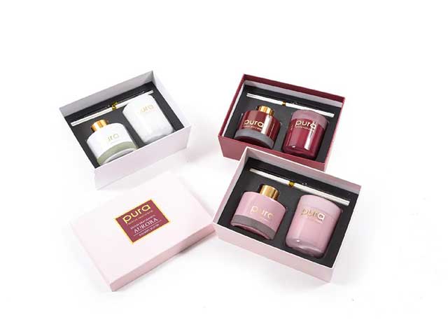 Aurora set candela profumata +diffusore 17075
