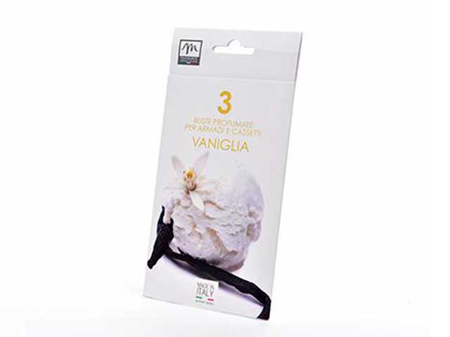 Linea bouquet busta profumatore 3 pezzi vaniglia 19802