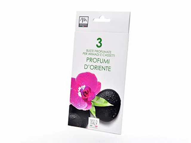 Linea bouquet busta profumatore 3 pezzi oriente 19857