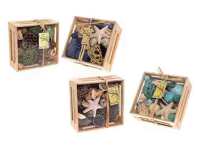 Potpourri in cassetta 20x20x10cm 54377