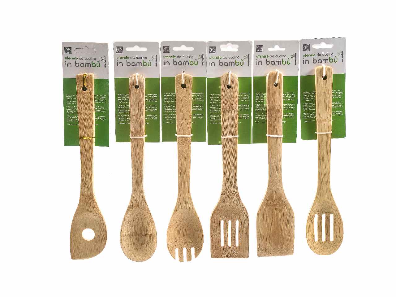 Utensile da cucina in bamboo ass.02092