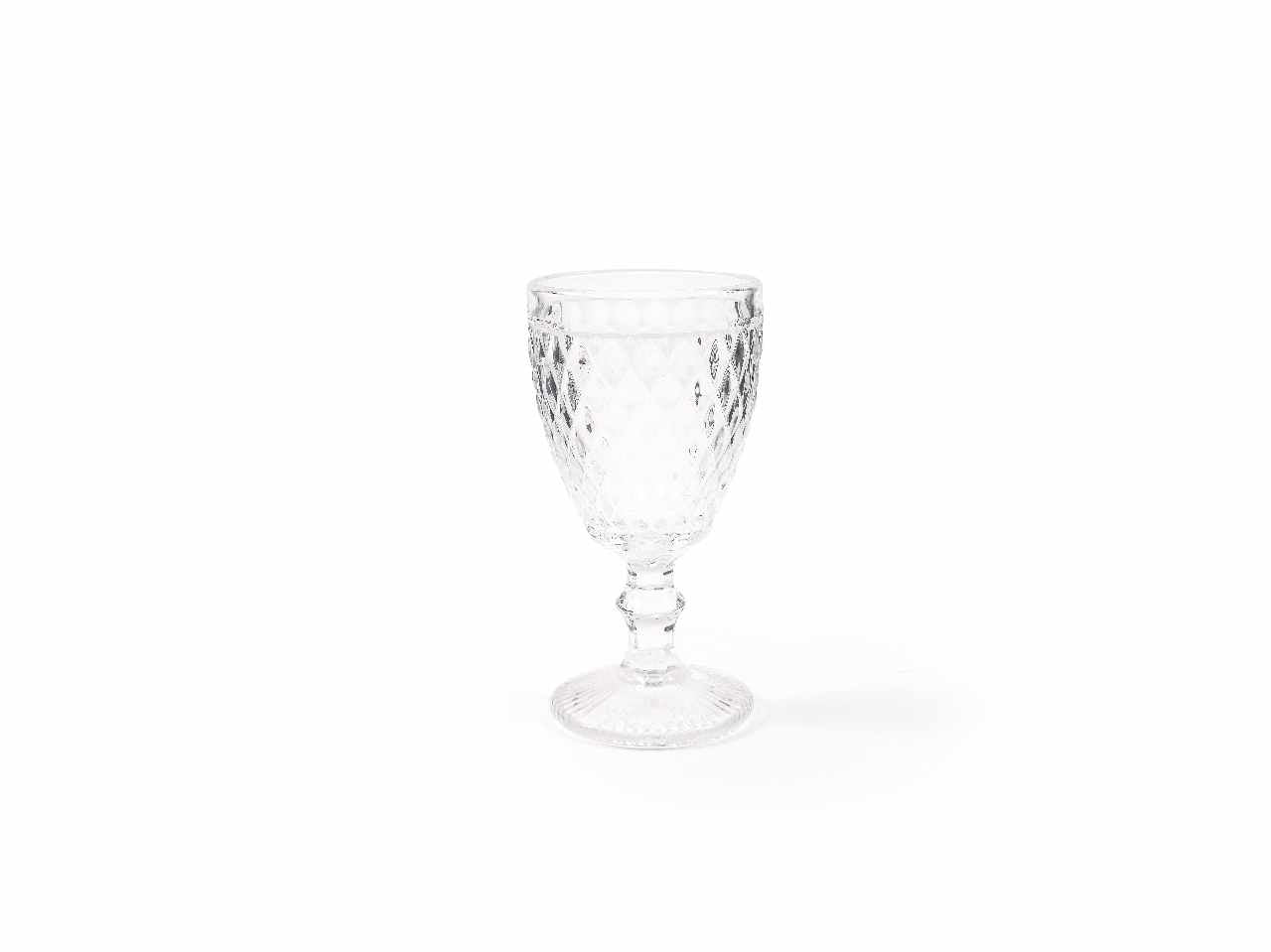 Calice in vetro trasparente "everyday" d.8.5xh.16.5cm