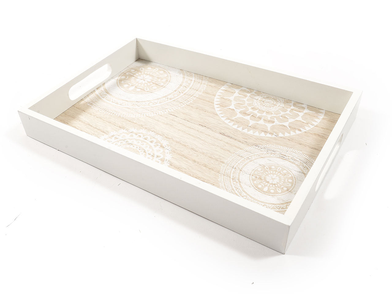 Vassoio linea natural chic in legno misura 35x24xh.4cm