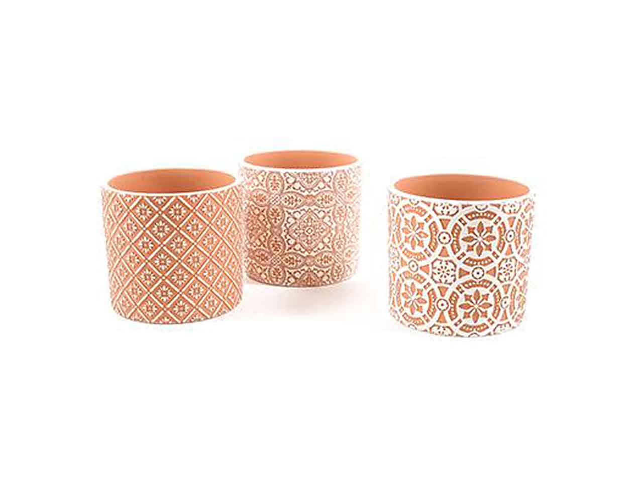 Vaso in coccio 13,5xh.13cmass.20621