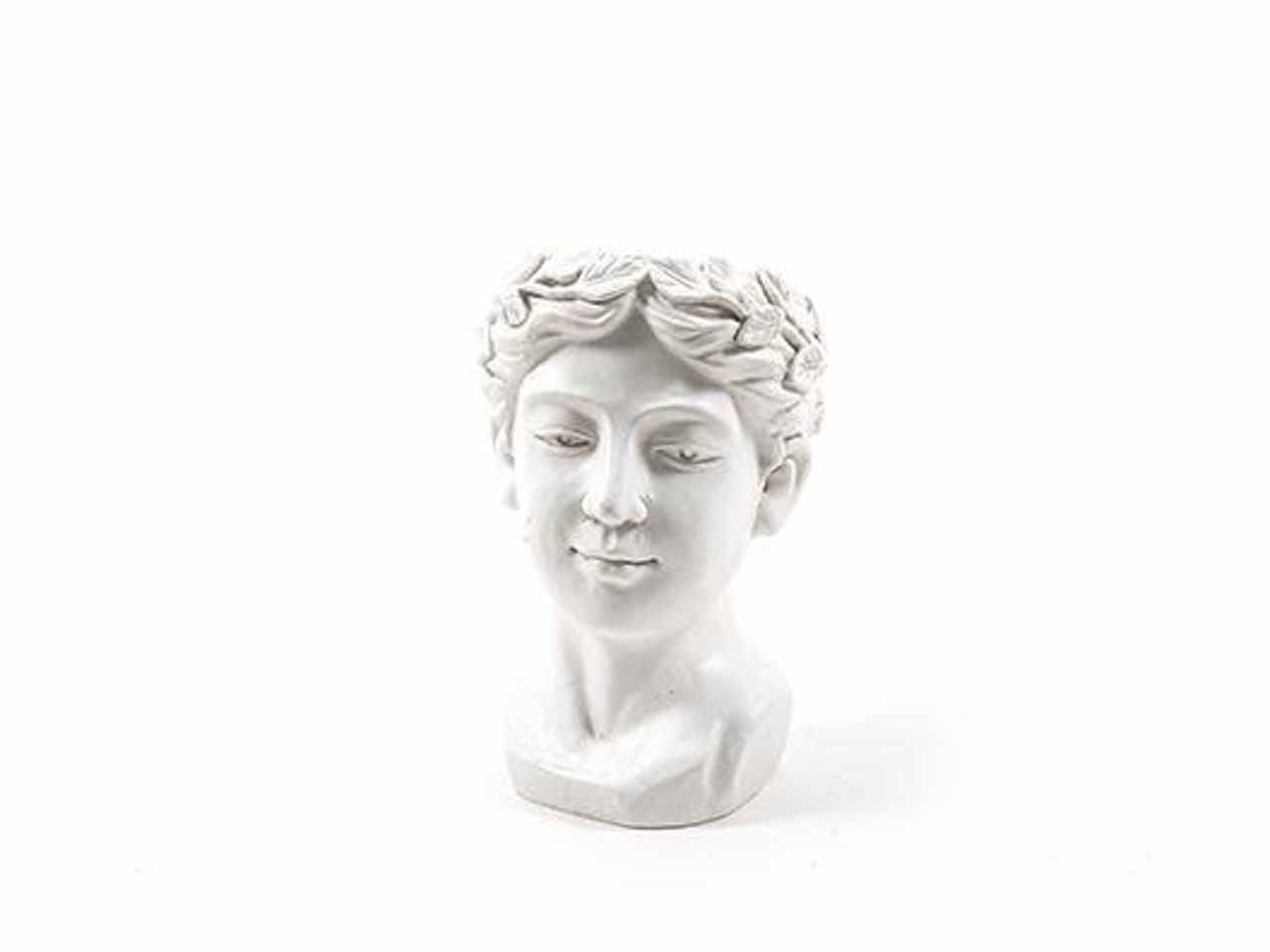 Vaso fiori in magnesia 17x18xh26cm21444