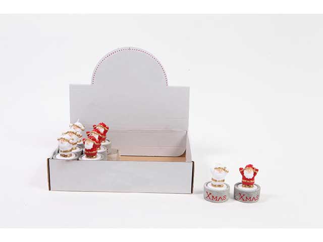 Candela babbo natale 36998