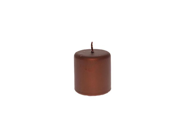 Candela moccolo 7x6,5cm rame 97388
