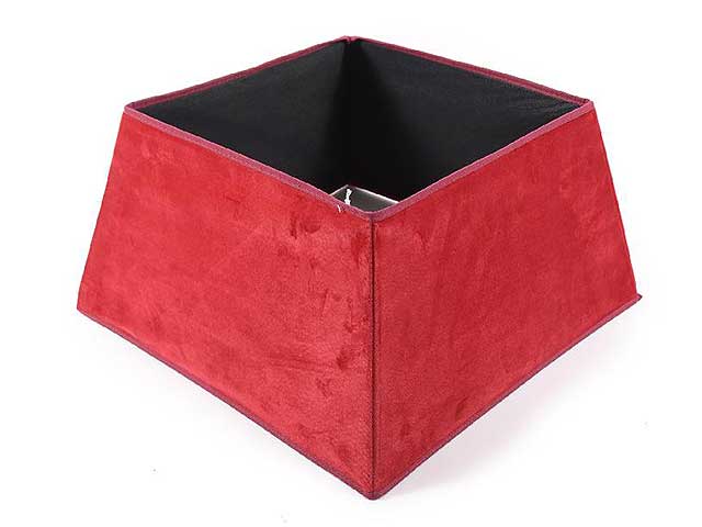 Copribase per albero in velluto 49x49x27cm