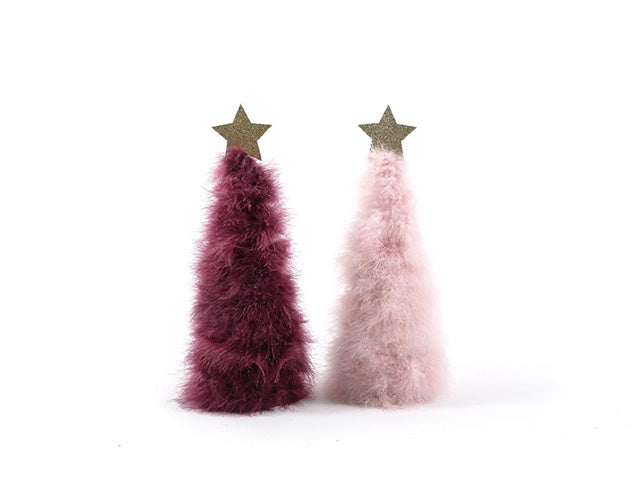 Alberello di natale senza luci grande furry 37cm diametro 15cm