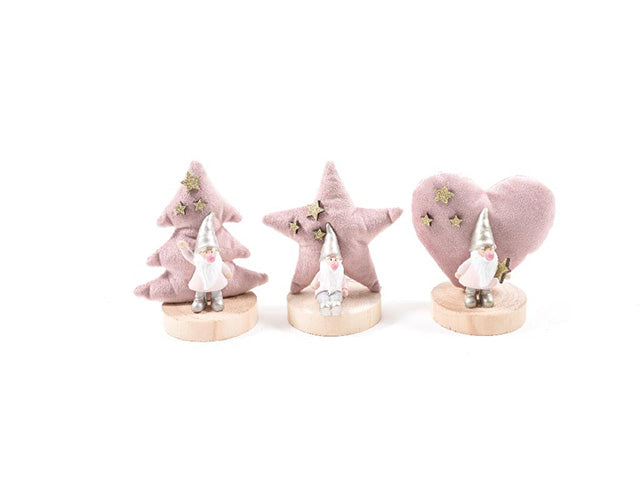 Babbo natale c/dec.vell.10x7x13cm 33451