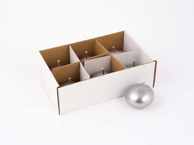 Candela galleggiante 4x2,5 6 pezzi arg. 738