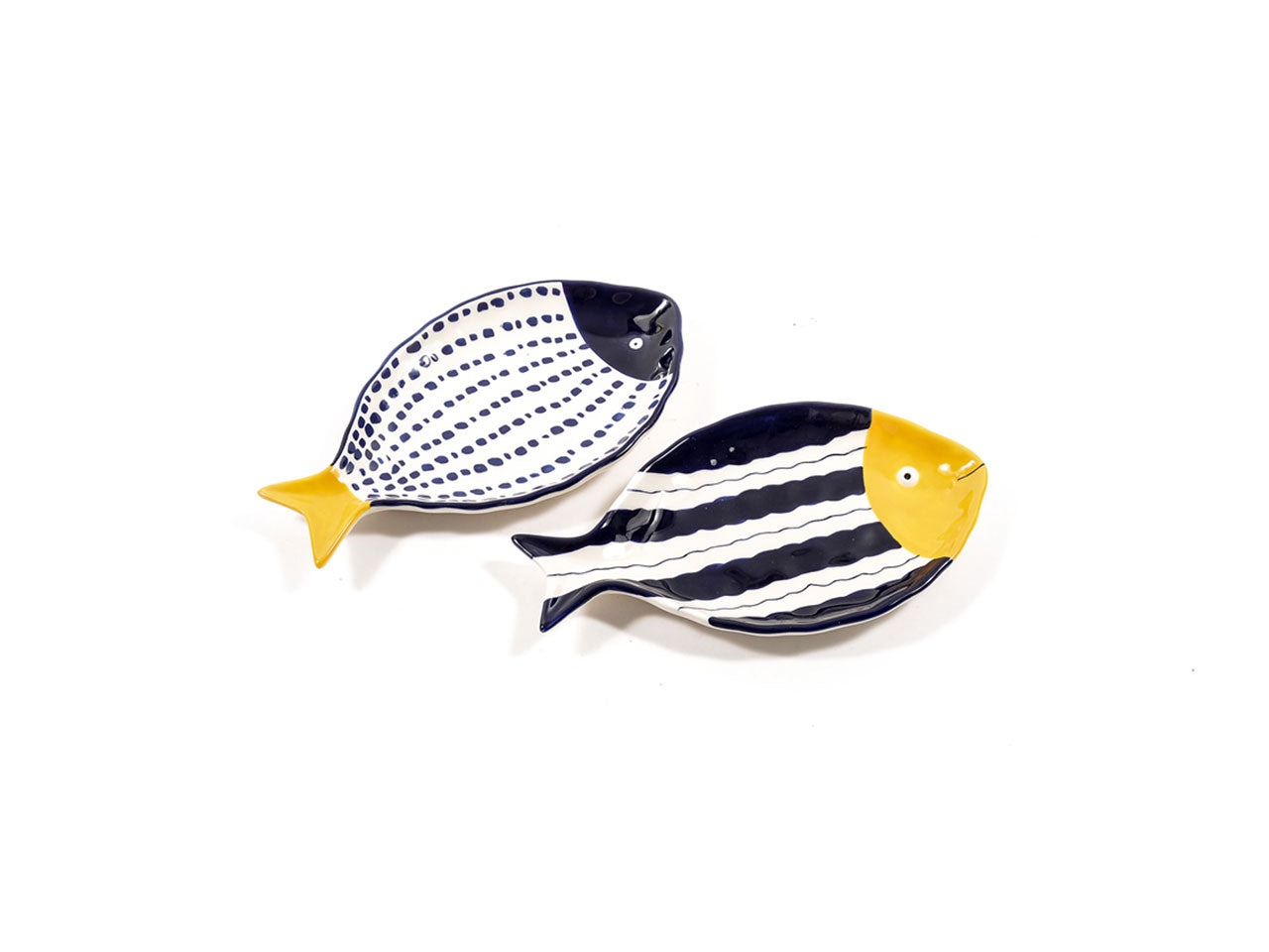 Piatto pesce in cer.25,5x14,5cm11753