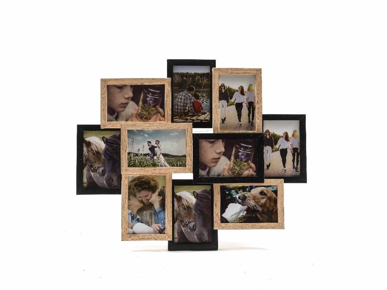 Porta foto multiplo 10foto 57x47,5x4,5cm 16451