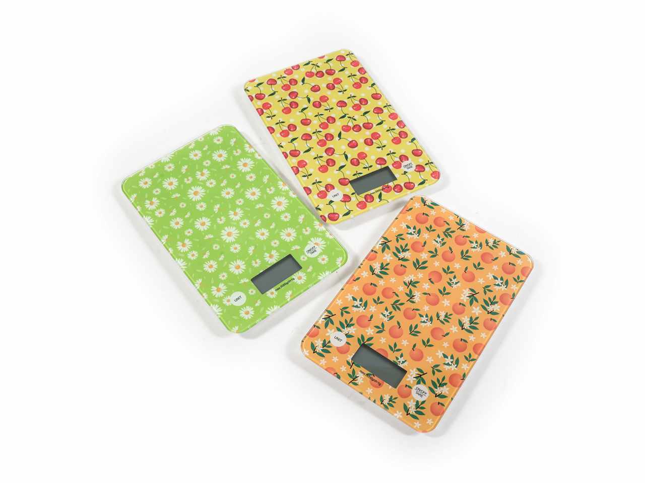 Bilancia da cucina digitale portata max 5kg 23x15x1.5cm fantasie assortite in scatola regalo