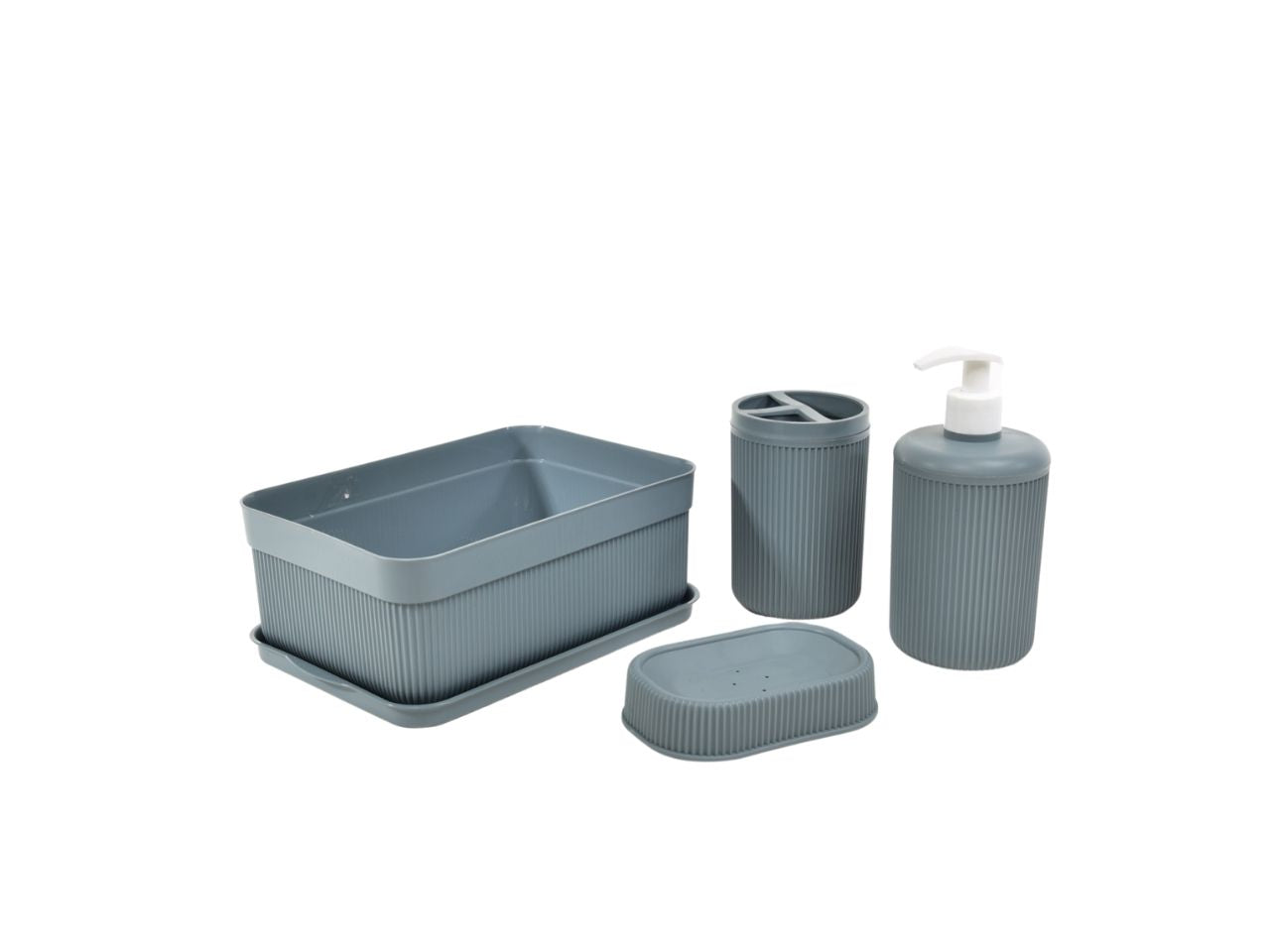 Set da bagno 5 pezzi 24x16,5xh.9cm 27372