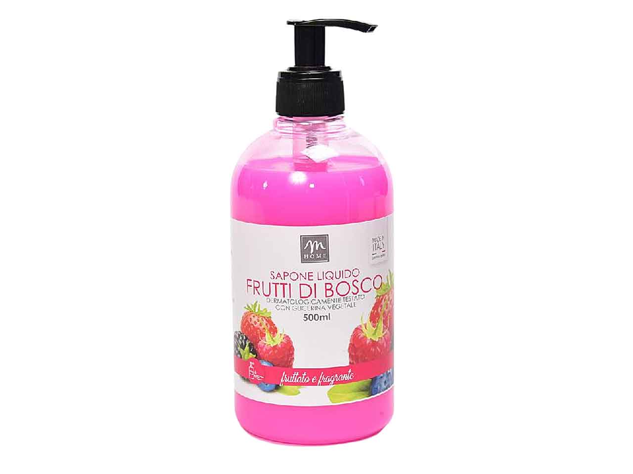 Dispenser sapone liq.500ml frutti di b.