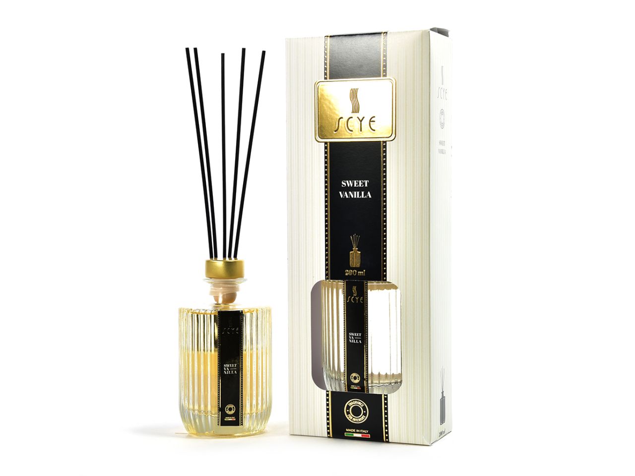 Linea scye diffusore di essenza con bacchette 200ml vanilla sweet