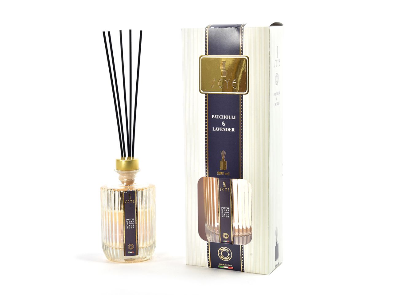 Linea scye diffusore di essenza con bacchette 200ml patchouli e lavanda