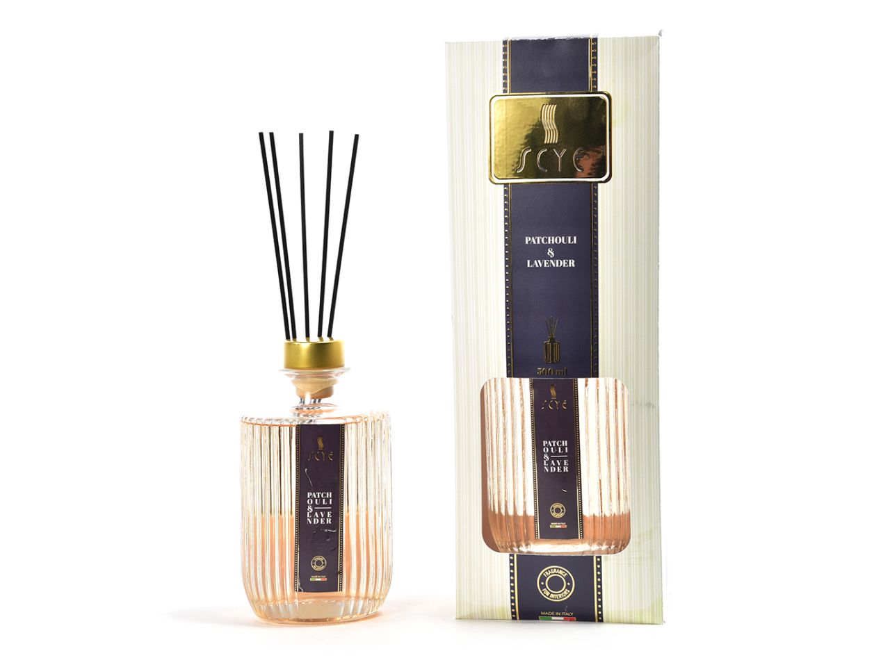Linea scye diffusore di essenza con bacchette 500ml patchouli e lavanda