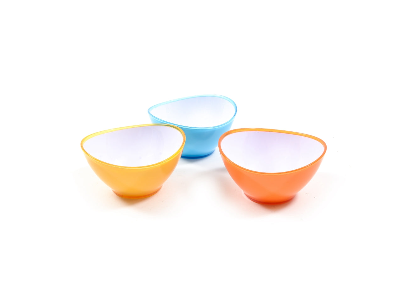 Ciotola da cucina in plastica stile contemporaneo 450 ml , in 3 colori assortiti - 13,5x7,5 cm - Mercury