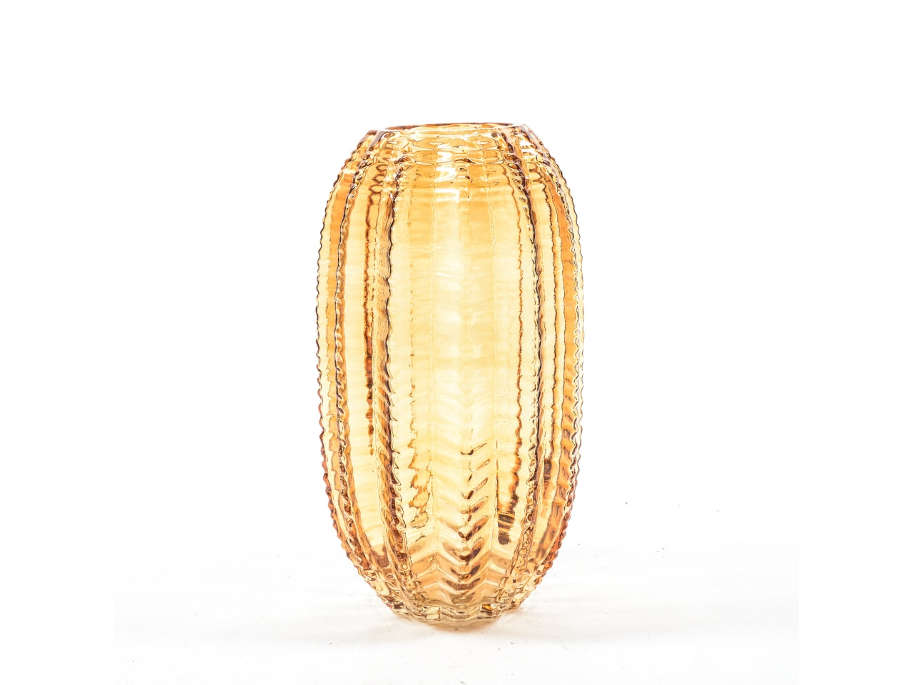 Vaso in vetro d.15xh.28cm