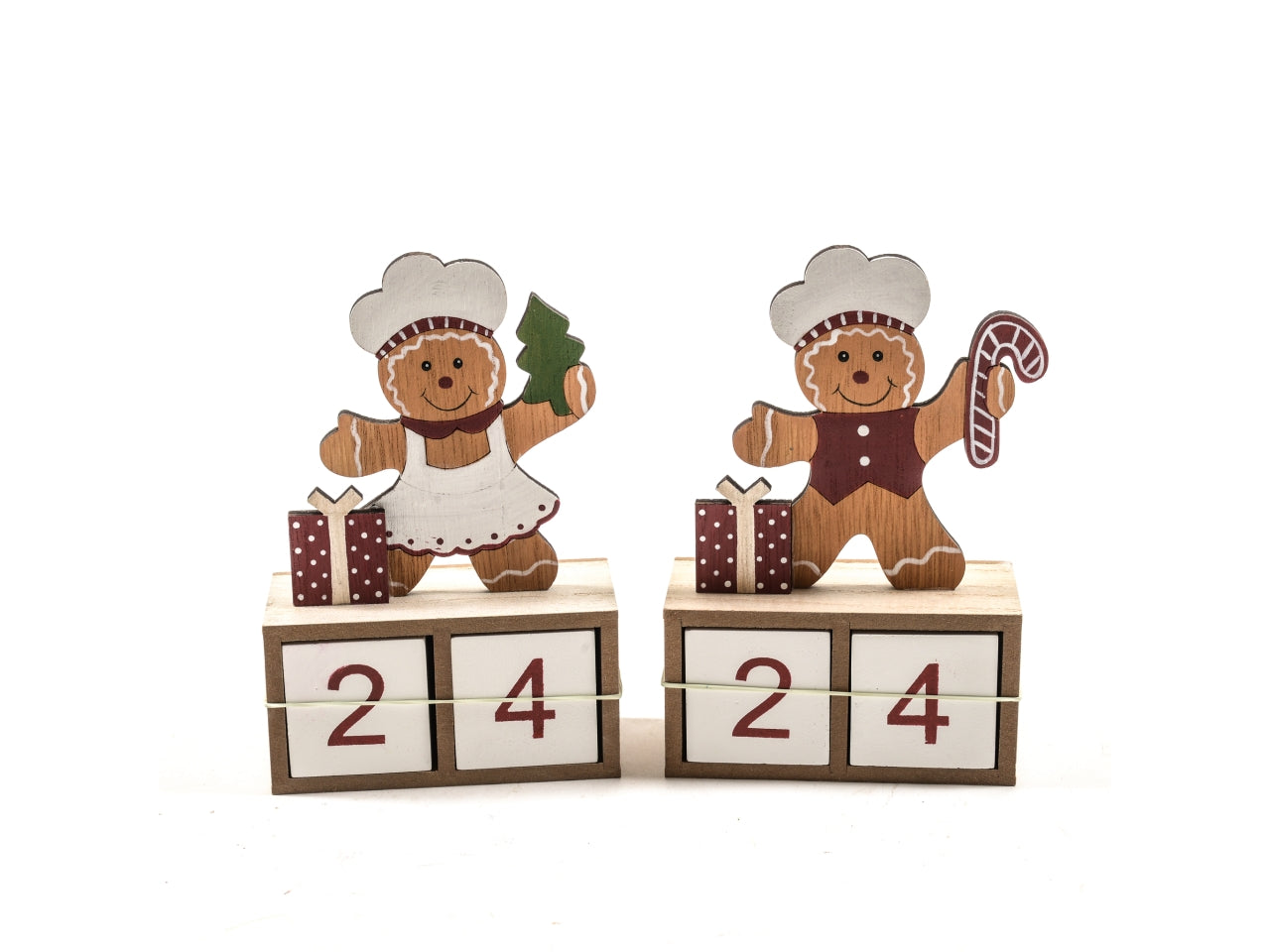 Calendario perpetuo in legno 8,5x4xh.14cm assortito