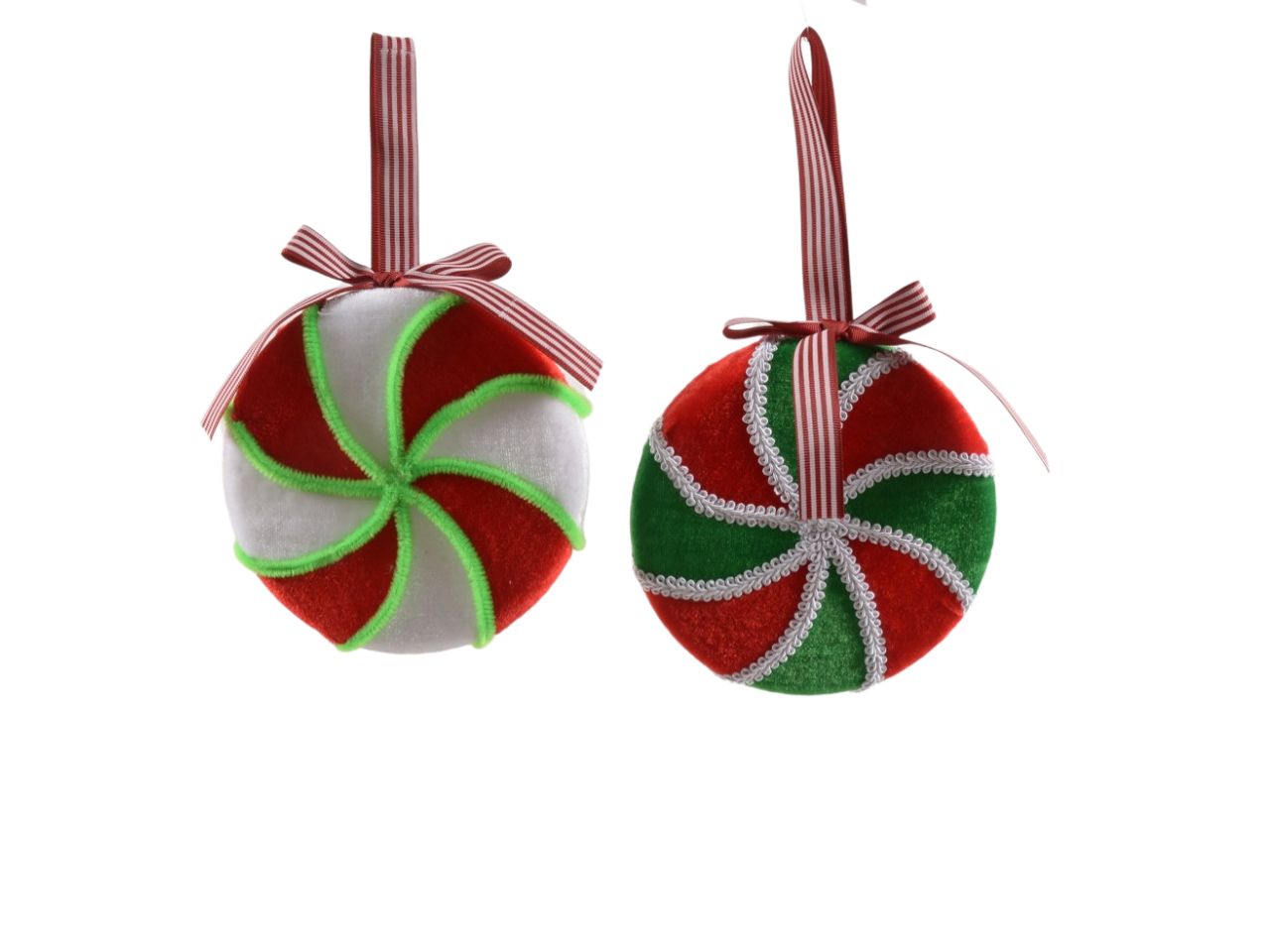 Pendente "candy" in polistirolo diam14x3cm assortito