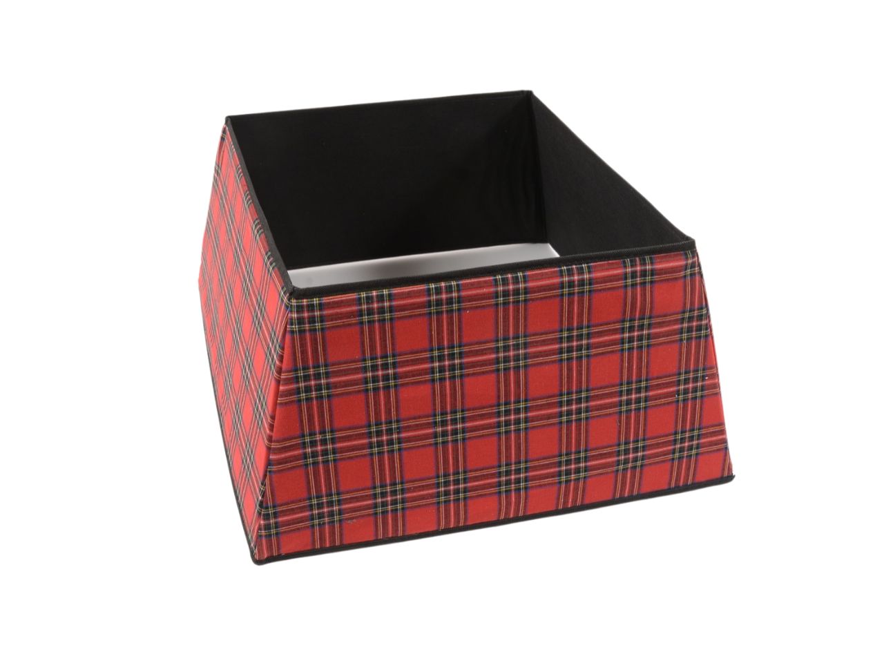 Copribase per albero "tartan" 49x49x27cm in confezione appenderia