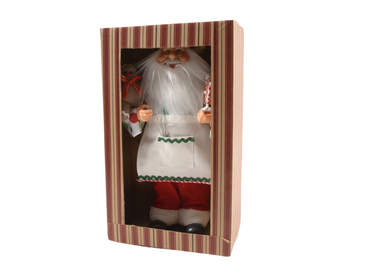 Babbo natale chef 25x12xh.40cm con confezione regalo