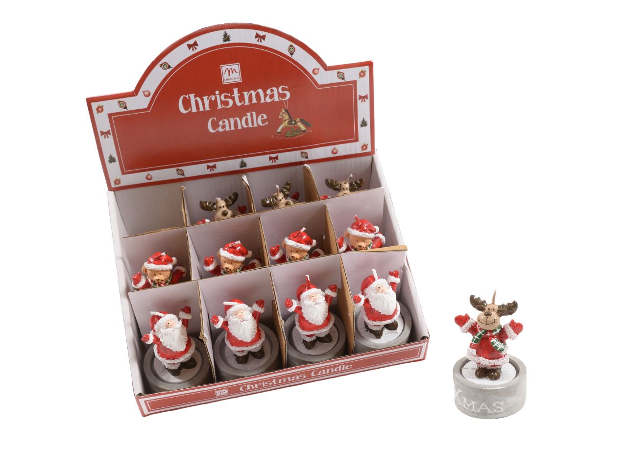 Candela xmas 5xh.7cm 66729