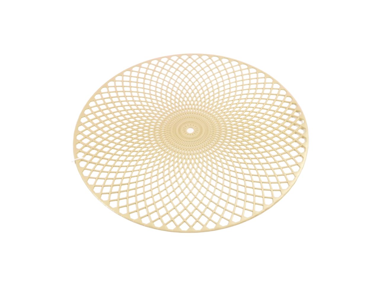 Sottopiatto oro in pvc diam.38cm