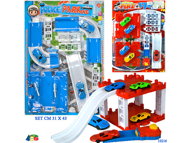 Garage c/miniauto polizia/pompieri 10216