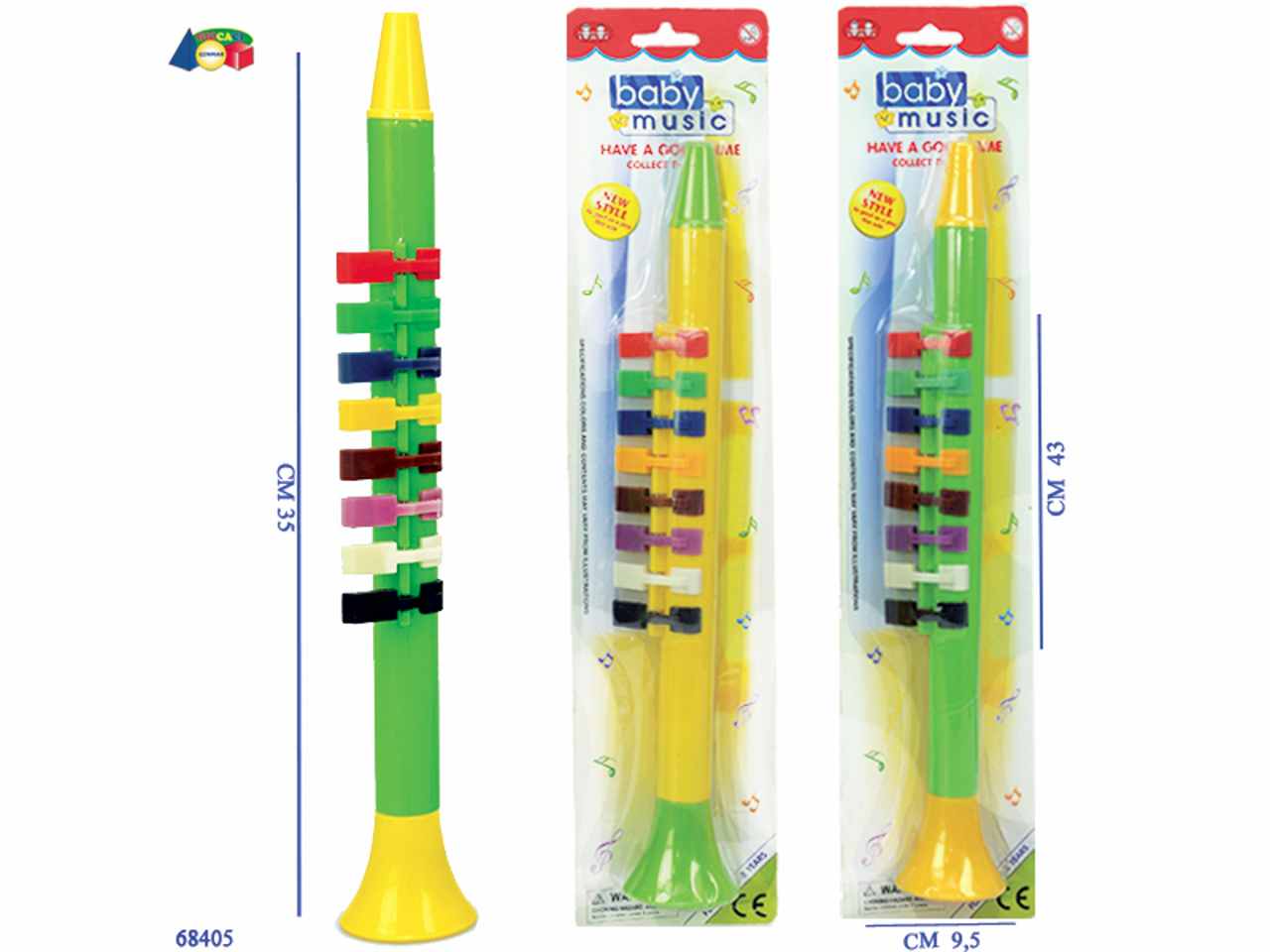 Clarinetto in plastica 68405