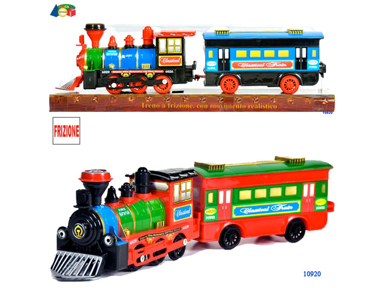Treno antico friz.c/ vagone 10920