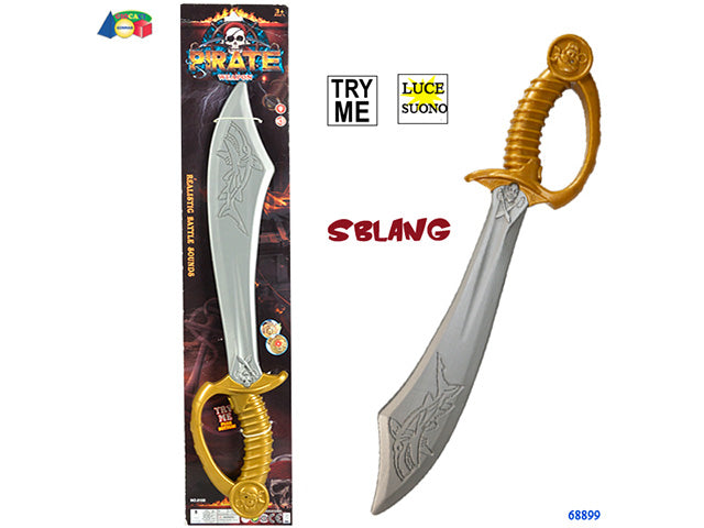 Sciabola pirata c/luce e suono 68899