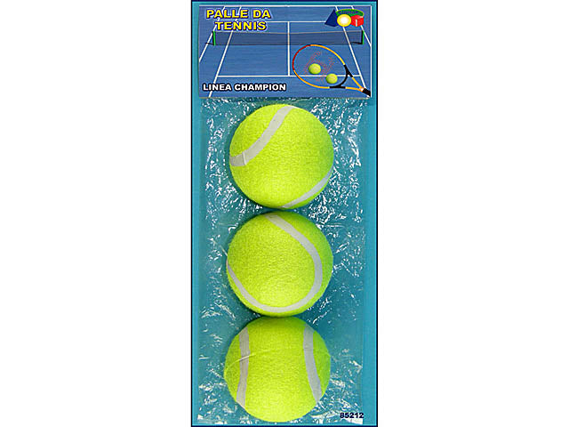 Palline tennis 3 pezzi 85212