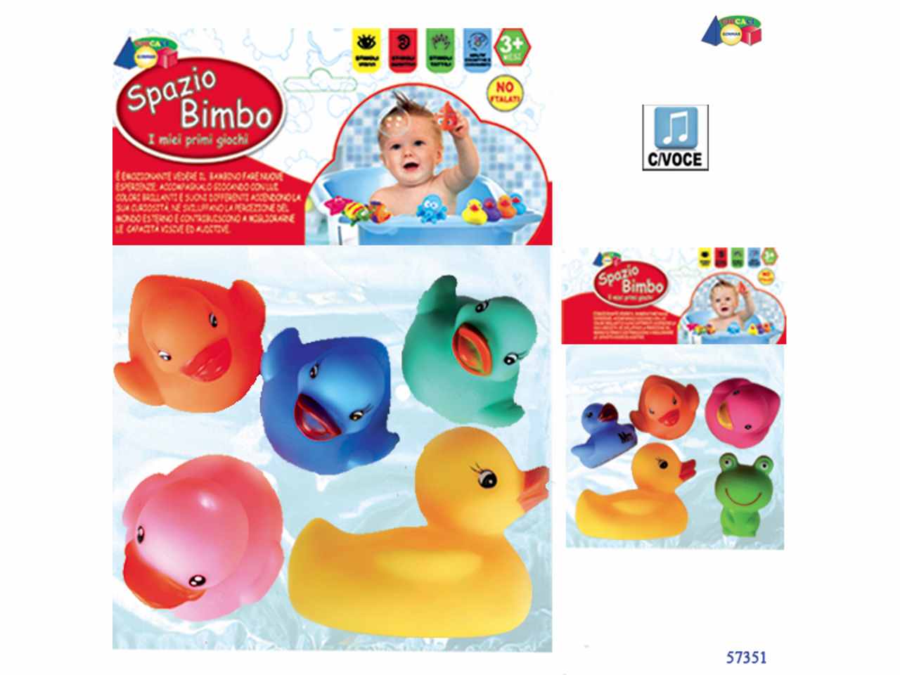 Animali papere c/voce 57351