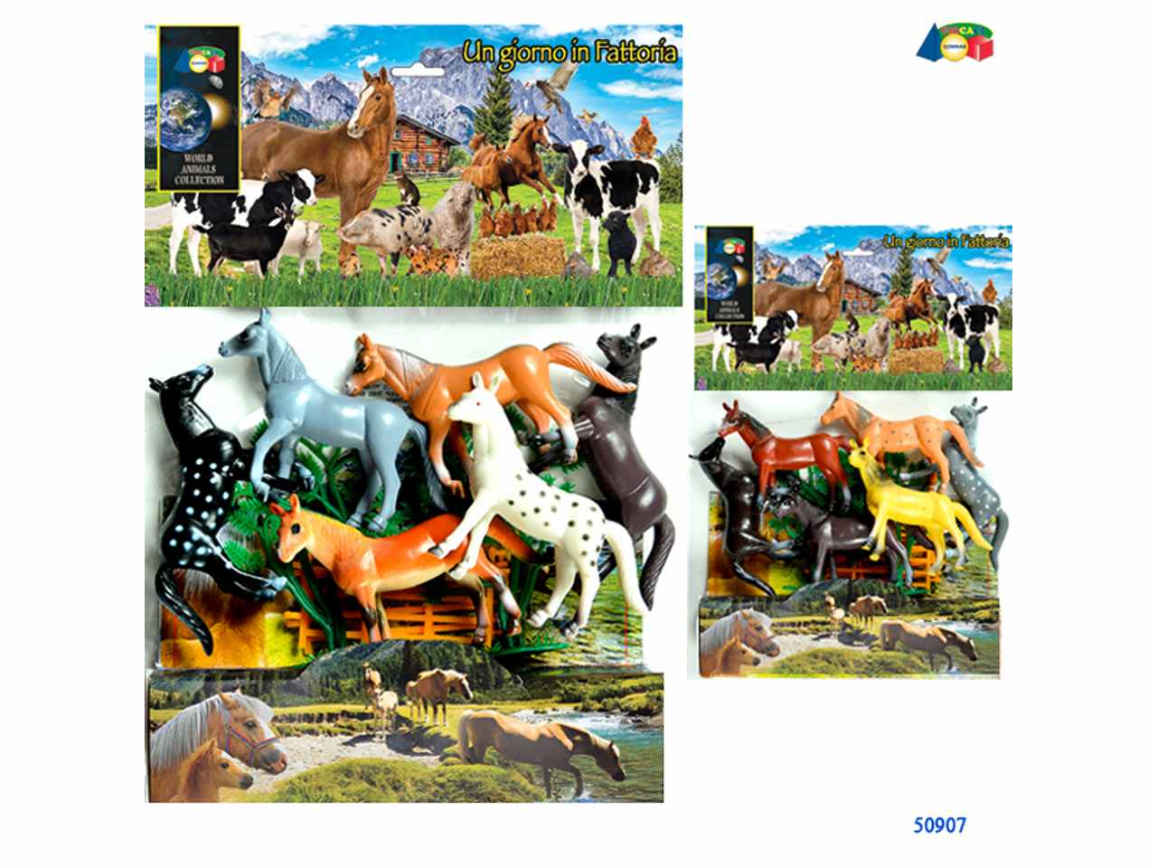 Animali fattoria cavalli 50907