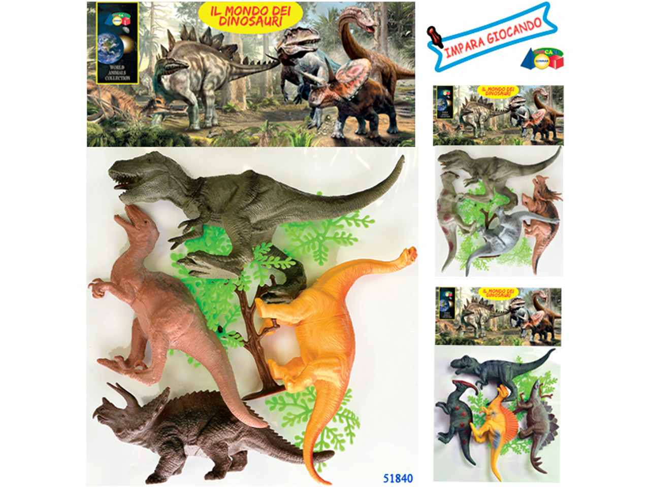 Animale il mondo dei dinosauri 51840
