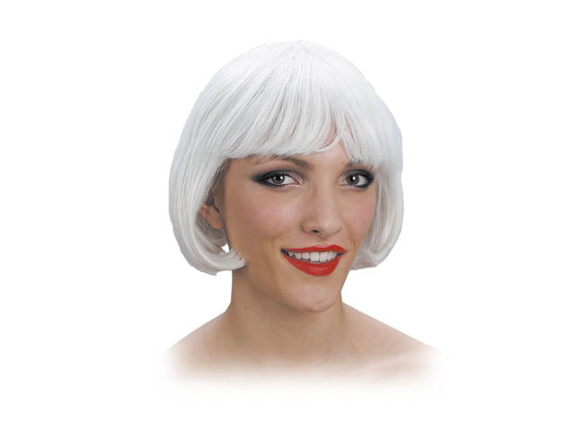 Parrucca carre' bianca 036781 $