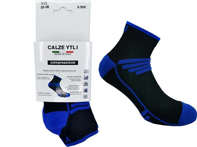 Calzino compressione tg.39-46 z3642