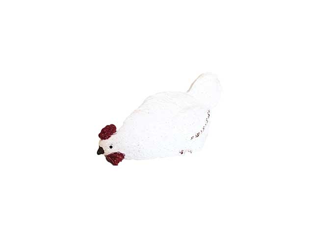 Gallina porcellana bian.32x15x18 puk009