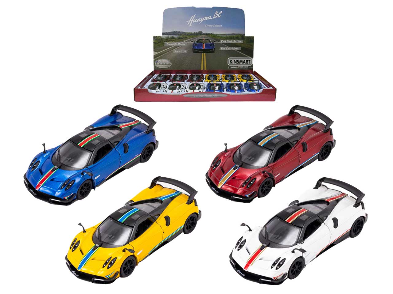 Pagani  huayra die  cast  retro