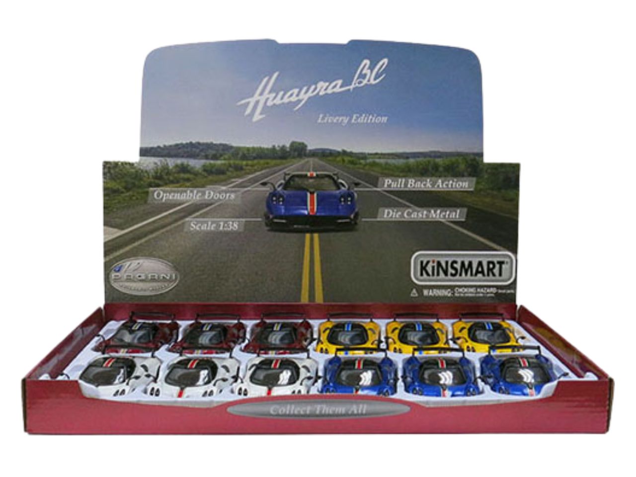 Pagani  huayra die  cast  retro