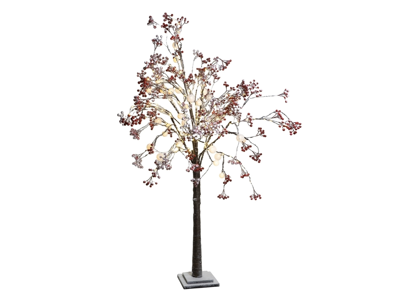 Albero con bacche h.160cm 206led pvc