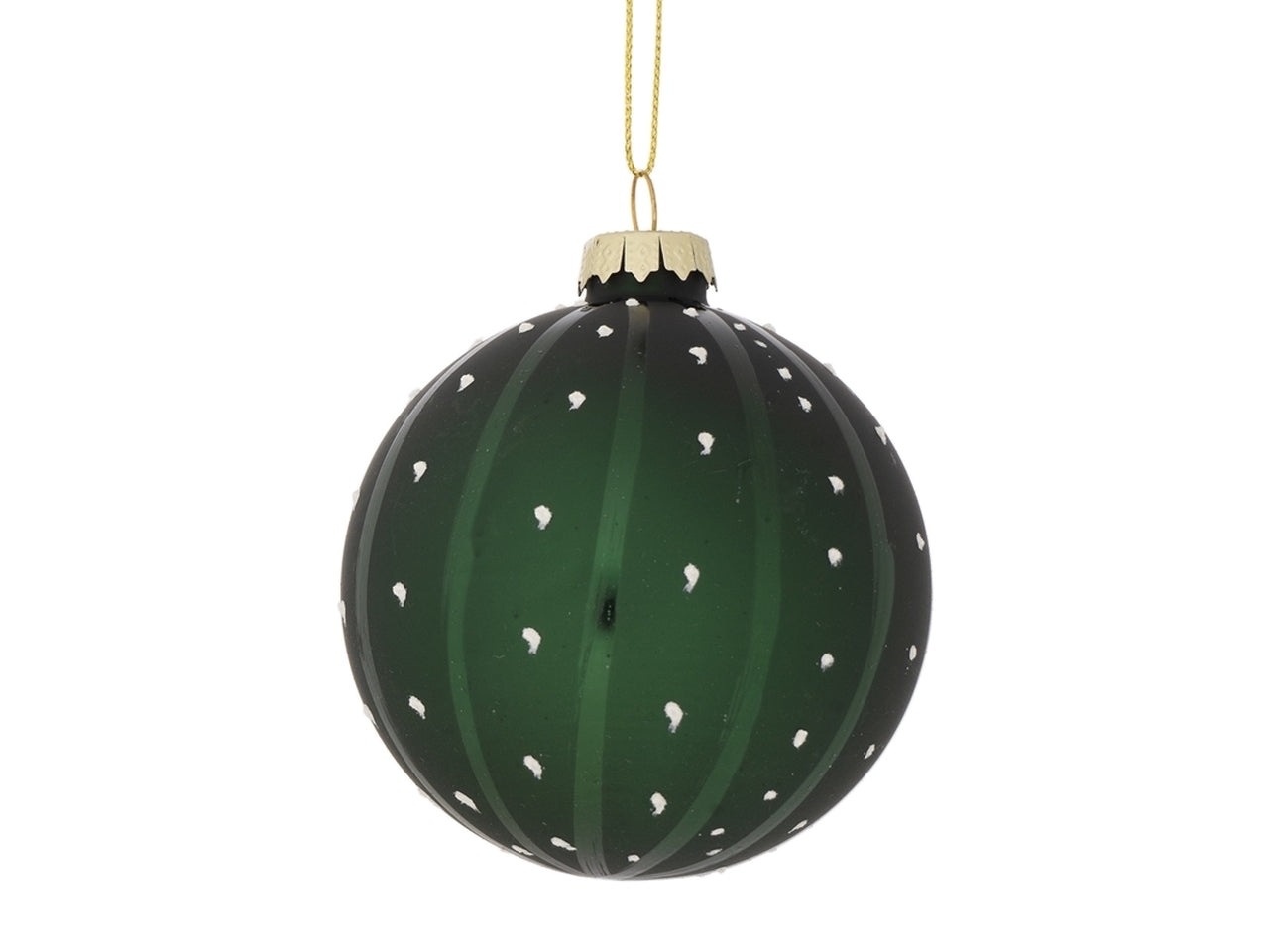 Palla in vetro d.10cm verde