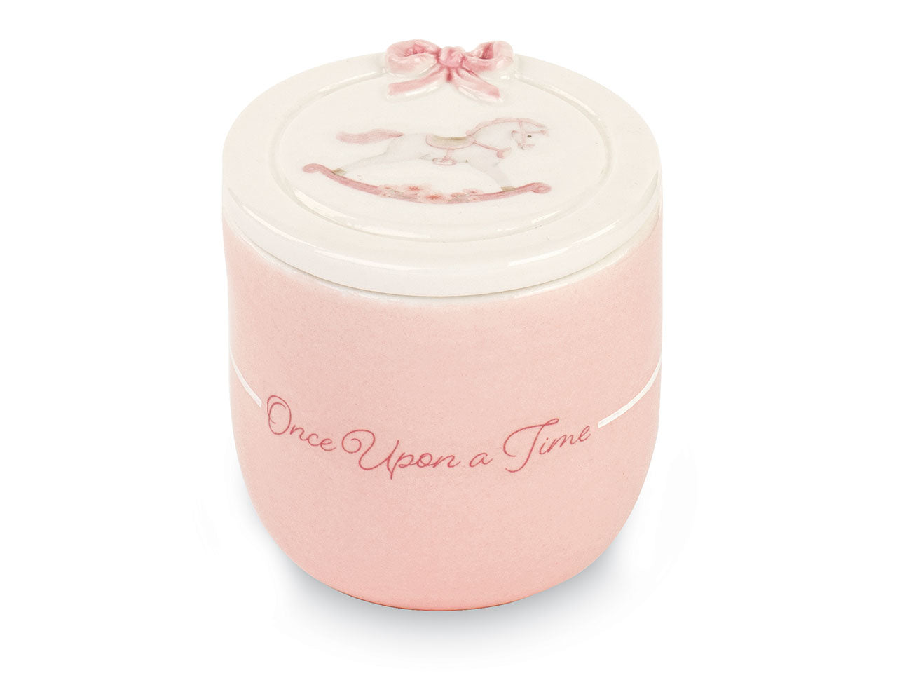Candela con cavallino colore rosa