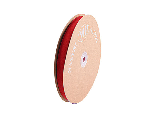Nastro velvet 15mmx30mt rosso 3722p 08